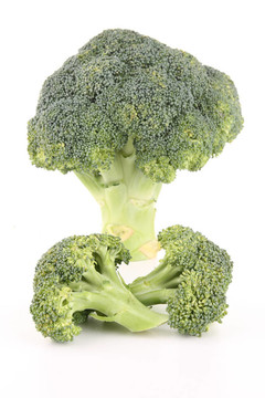 孤立的西蘭花