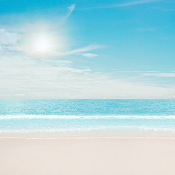 熱帶海灘和海洋
