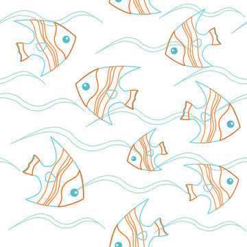 無縫魚紋