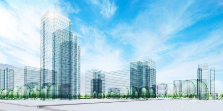 城市的天空下