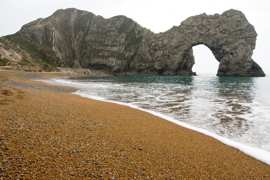 風(fēng)景石拱門；Lulworth Cove景觀