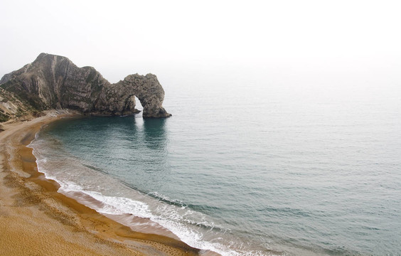 風(fēng)景石拱門；Lulworth Cove景觀