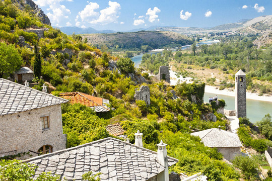 Pocitelj。Bosnia和Herzegovina。巴爾干半島。