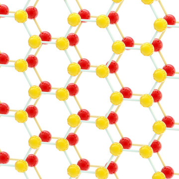 作為分子或社會網(wǎng)絡(luò)的紅球