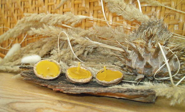 Beeswax的蠟燭