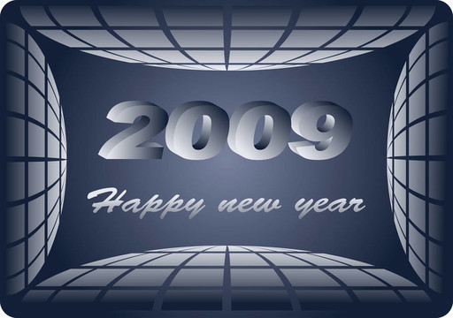 商務(wù)卡-新年2009