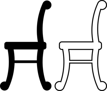 向量的椅子