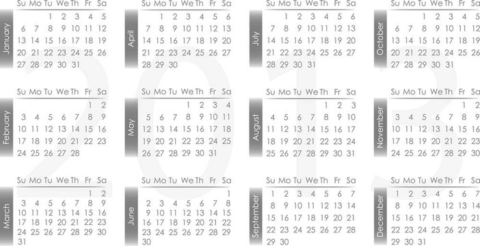 日歷2013