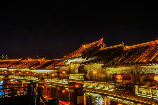 臺兒莊古城夜景