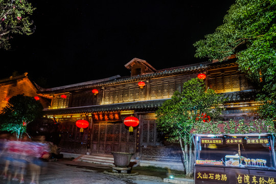 臺兒莊古城夜景