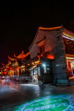 臺兒莊古城夜景