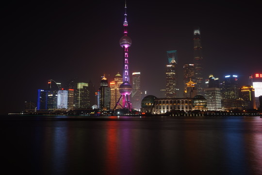 上海外灘夜景 東方明珠夜景
