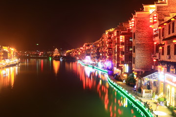 古鎮(zhèn)夜色 鎮(zhèn)遠(yuǎn)