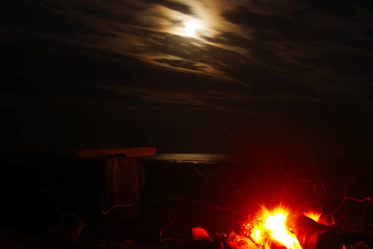 在火的夜晚