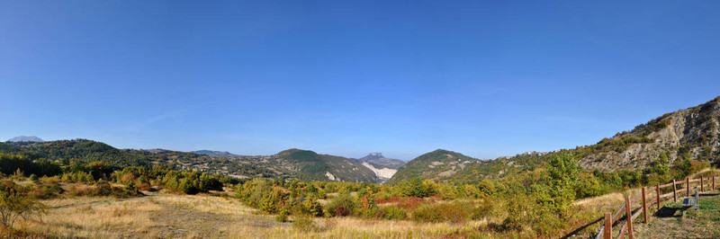 Reggio Emilia Apennines的全景