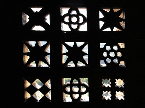 窗口的Chittogarh Fort