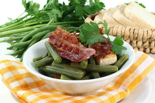 豆子熏肉