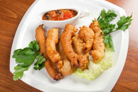 日本料理天婦羅雞