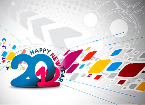新年2012海報設(shè)計