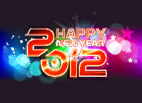 新年2012海報(bào)設(shè)計(jì)