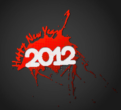 新年2012海報設(shè)計