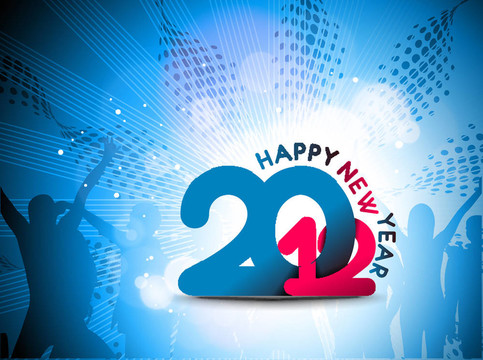 新年2012海報(bào)設(shè)計(jì)