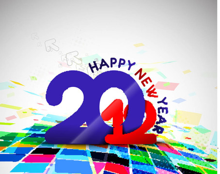 新年2012海報(bào)設(shè)計(jì)