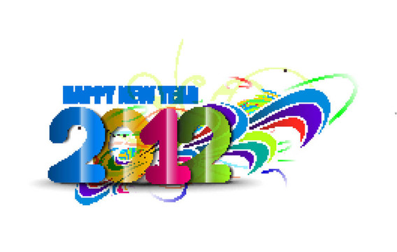 新年2012背景