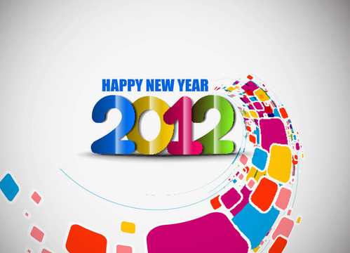 新年2012背景