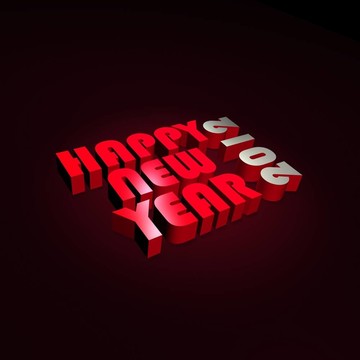 2012新年快樂(lè)背景