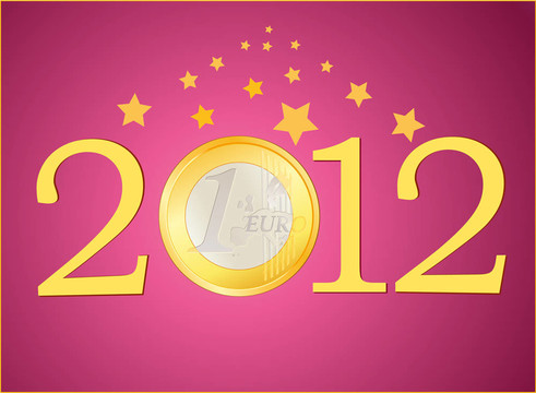 2012新年用歐元硬幣