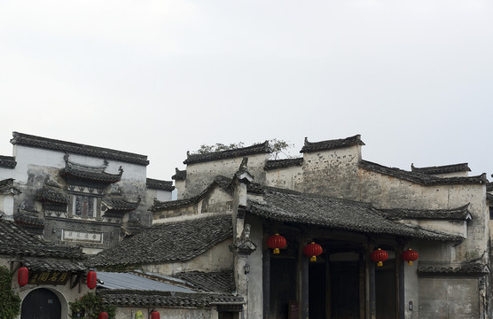 安徽宏村月沼古建筑