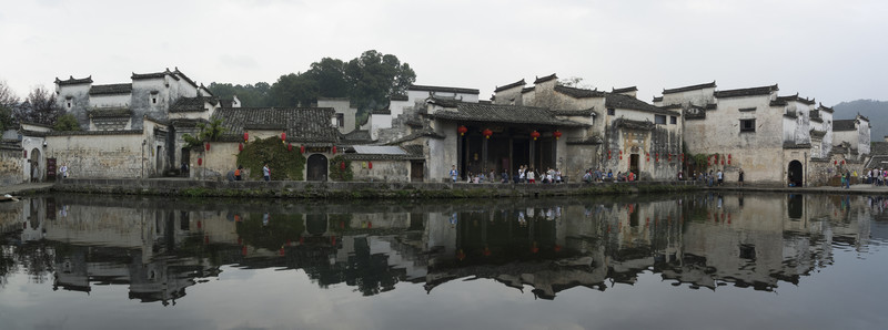 安徽宏村月沼古建筑
