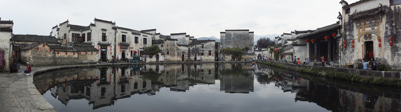 安徽宏村月沼古建筑