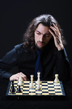 棋手玩他的游戲