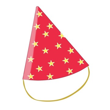 紅色生日或派對帽