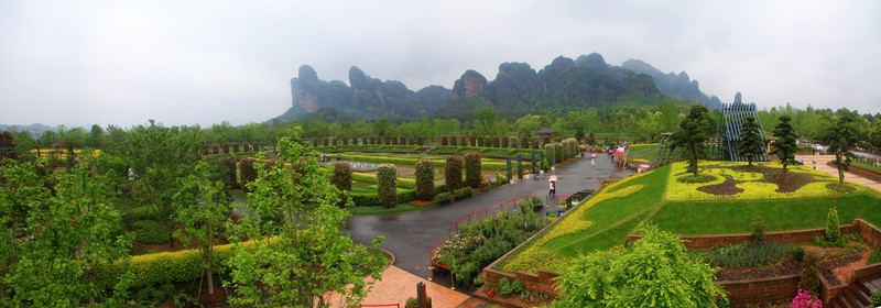 龍虎山花卉世界全景圖