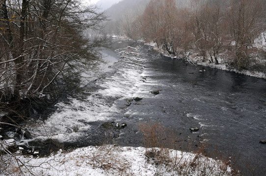 在冬天的Yantra河