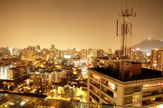 圣地亞哥夜間全景