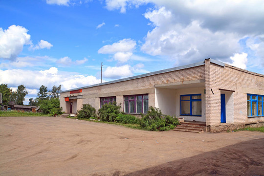 農(nóng)村街道青磚建筑