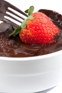 浸漬Strawberry In Chocolate