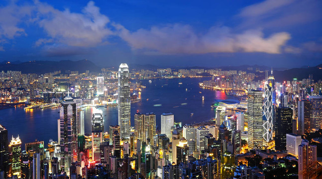 香港的夜晚