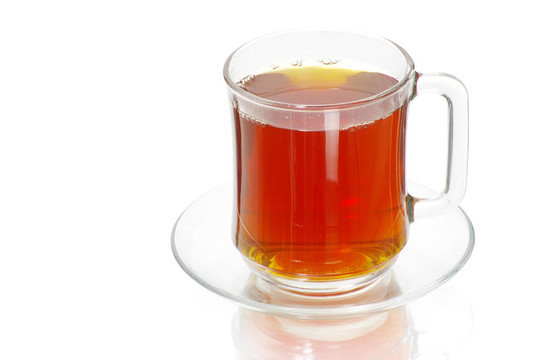 在一杯茶