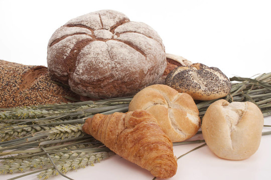 各種breadrolls和面包