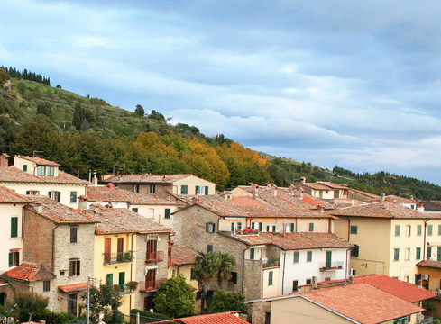 意大利.托斯卡納。Cortona