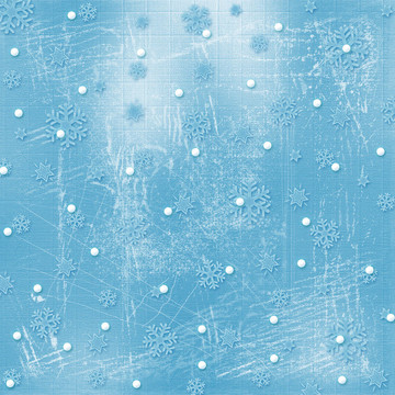 冬日背景的雪花圣誕賀卡