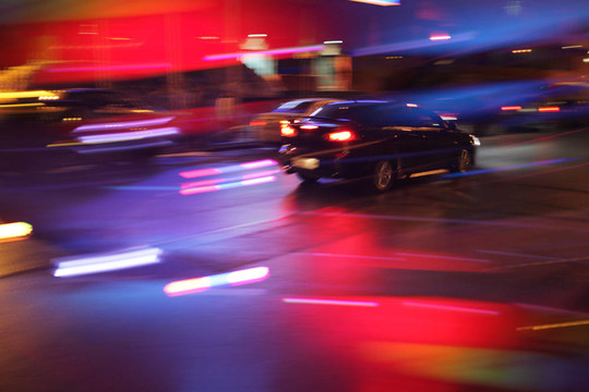 汽車在一個