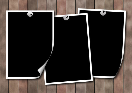 在一個木制的表面photoframework