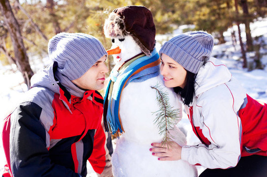 雪人夫婦