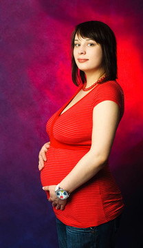 美麗的孕婦